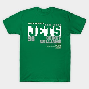 Quincy Williams - Jets - 2023 T-Shirt